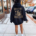 M0rally Grey Book Club Hoodie Booktok Merch Bookish Things Smut Hoodie Book Worm Gifts Death By Tbr Dark Romance...