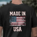 MADE IN USA T Shirt, 100% Made in the USA Classic Cotton Hoodie, Sweatshirt | GrindPrints.com