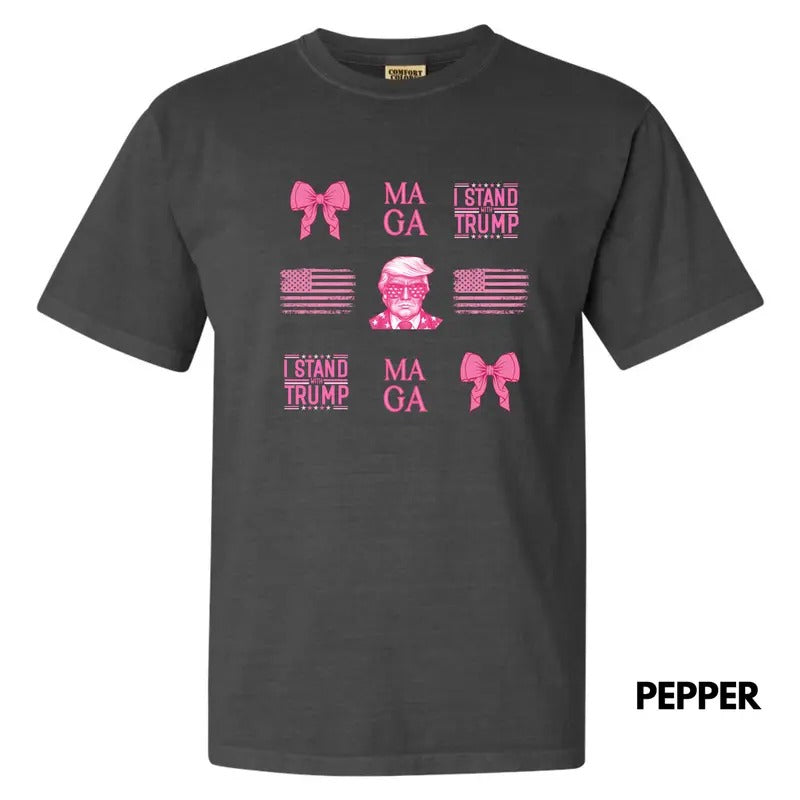 MAGA Coquette Collage Comfort Colors T-Shirt 'NLB' Hoodie, Sweatshirt | GrindPrints.com