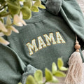 MAMA Floral Applique Sweatshirt T-Shirts, Hoodie | GrindPrints.com