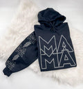 MAMA Sweatshirt or Hoodie with sleeve prints Comfy Unisex Womenswear Tops T-Shirts | GrindPrints.com