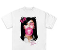 MARI.AH THE SCIENTIST Pink Kitty Stars BUBBLE GUM GRAPHIC T-SHIRT Hoodie, Sweatshirt | GrindPrints.com