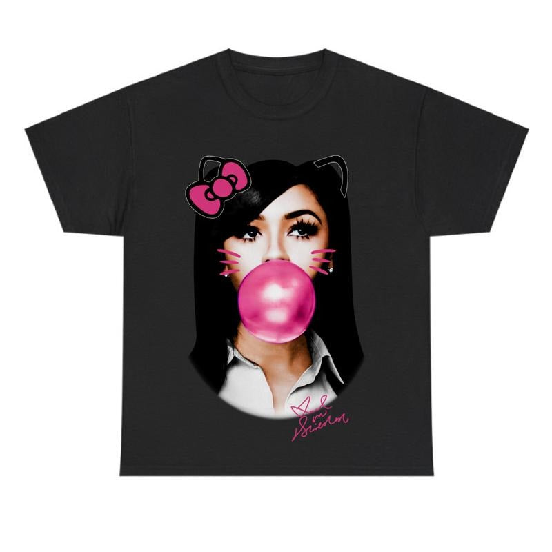 MARIAH THE SCIENTIST Kitty BUBBLE GUM BLACK T-SHIRT Hoodie, Sweatshirt | GrindPrints.com
