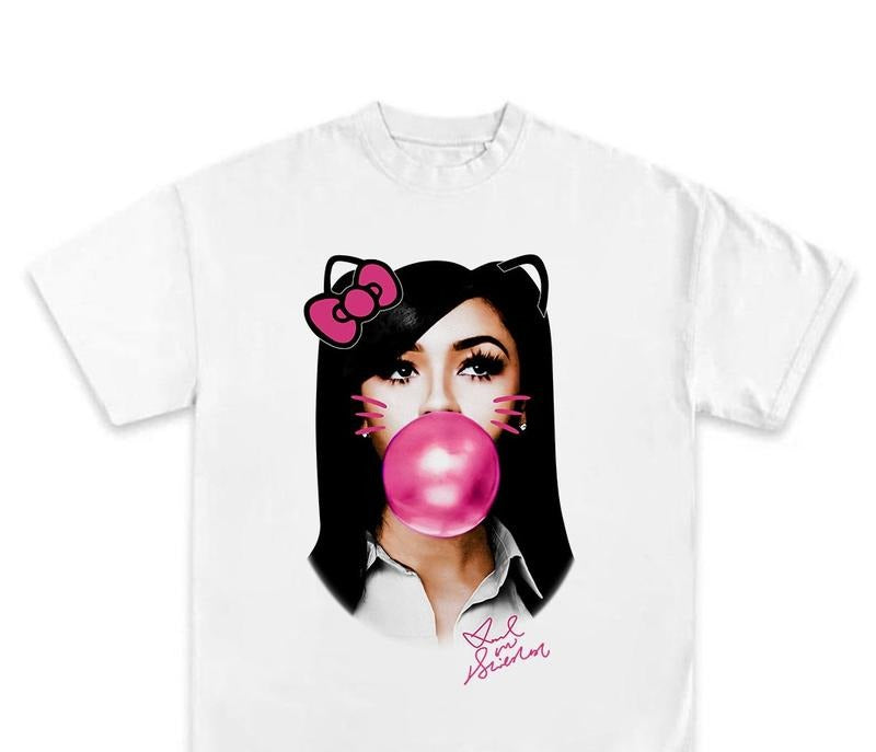 MARIAHh THE SCIENTIST Pink Kitty GRAPHIC Tee Hoodie, Sweatshirt | GrindPrints.com