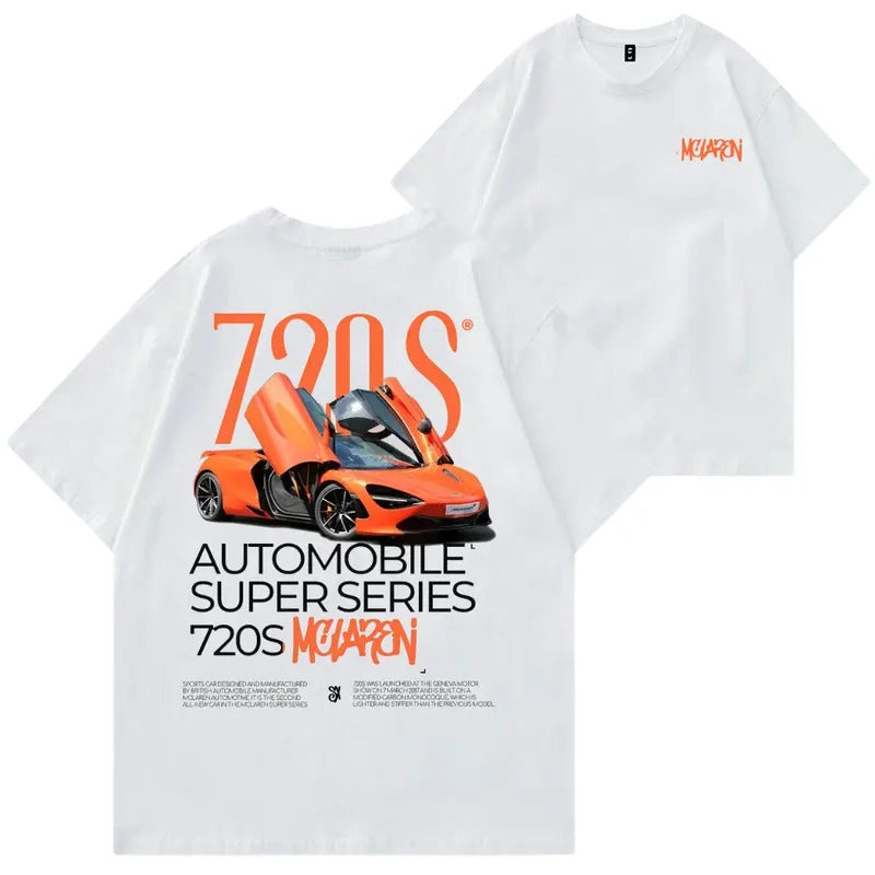 MCLarenn 720S T-shirt, Hoodie, Sweater, Car Enthusiast Shirt, Car Clothing, Unisex, Vintage car shirt Classic Cotton...