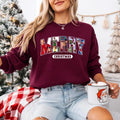 MERRY Christmas 90s Movies Shirt Crewneck Sweatshirt, Christmas Shirt for Movies Lovers, Christmas 90s Movies...
