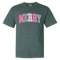 MERRY Varsity Letter Comfort Colors T-Shirt 'NLB' Hoodie, Sweatshirt | GrindPrints.com