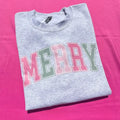 MERRY Varsity Letter Sweatshirt 'NLB' T-Shirts, Hoodie | GrindPrints.com