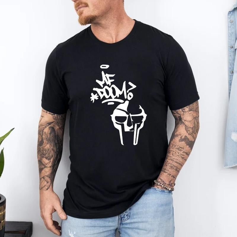 MF DOOM T Shirt Madvillainy King Geedorah Merch Vaughn Graffiti Hip Hop Rapper Hoodie, Sweatshirt | GrindPrints.com
