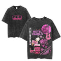 MGK Hotel Diablo Graphic Tee, Machine Gun Kelly Born With Horns Shirt, Vintage Rock Style, Pink Grunge Music Merch,...