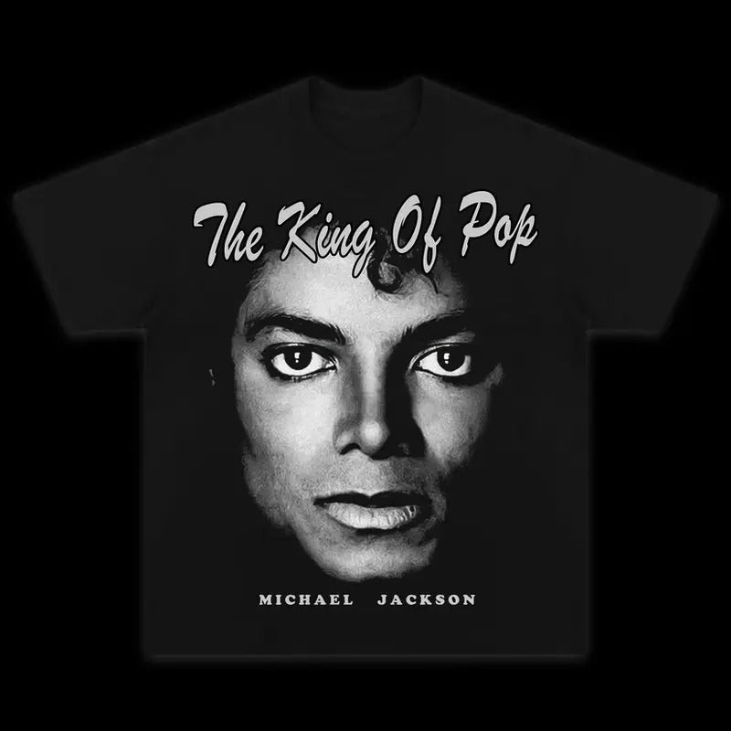 MICHAEL JACKSON BIG FACE GRAPHIC TEE - STREETWEAR Hoodie, Sweatshirt | GrindPrints.com
