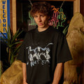 MIDNIGHT RIDER OVERSIZED TEE, Men Summer Fashion Cotton, Oversized Cotton Menswear, S to 3XL Soft Top Hoodie, Sweatshirt