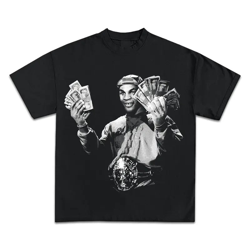 MIKE TYSON GRAPHIC BOOTLEG T-SHIRT - STREETWEAR Hoodie, Sweatshirt | GrindPrints.com