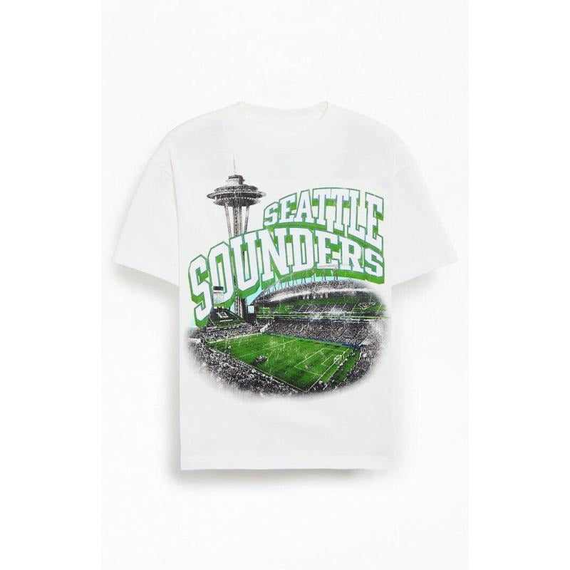 MLS Men's Seattle Sounders Stadium T-Shirt - Multicolor Hoodie, Sweatshirt | GrindPrints.com