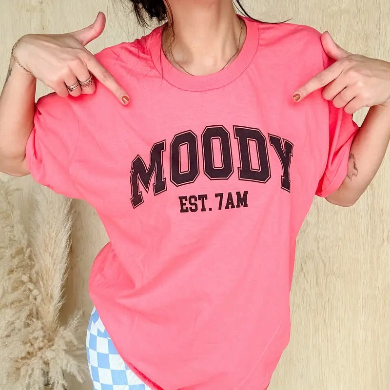 MOODY Graphic Tee Hoodie, Sweatshirt | GrindPrints.com