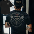 MOTORCYCLE CLUB ROAD RACE Skull Black 2 Side Print T-shirt -  Sweatshirt