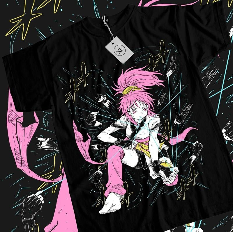 Machi Komachine T-Shirt S-4XL Hunter X Hunter Hisoka Gon Killua Black Shirt Tshirt S-4XL Hoodie, Sweatshirt | GrindPrints.com