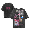Machine Gun Kelly Collage Graphic Tee, MGK Lyric Quotes T-Shirt, Born With Horns Aesthetic Shirt, Vintage Rock Merch,...