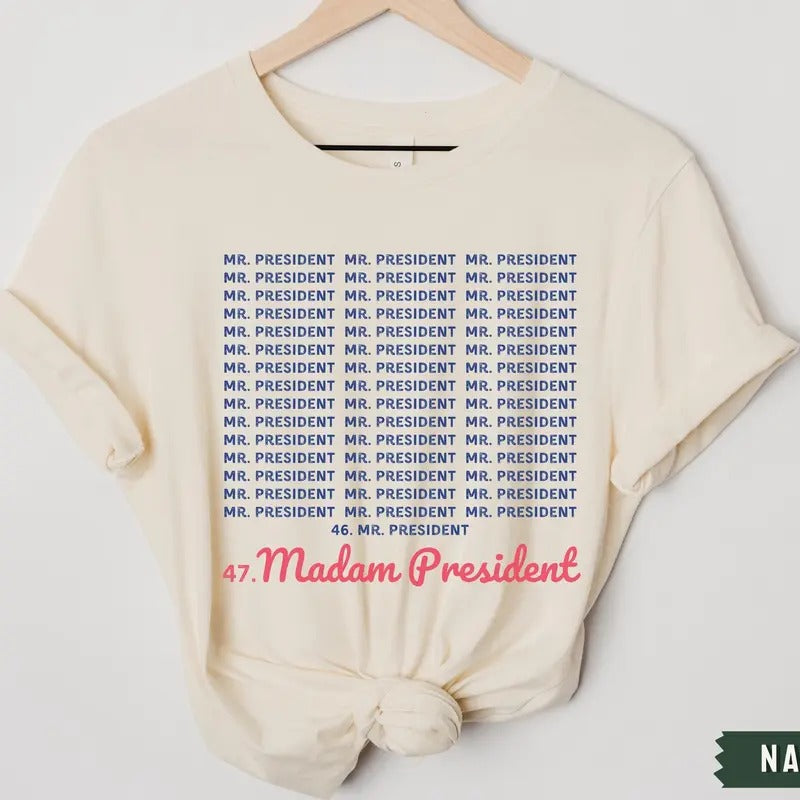 Madam President 2024 Election Shirt, Womens Vote Shirt, Democrat Voting, Presidential Election Political Candidate...