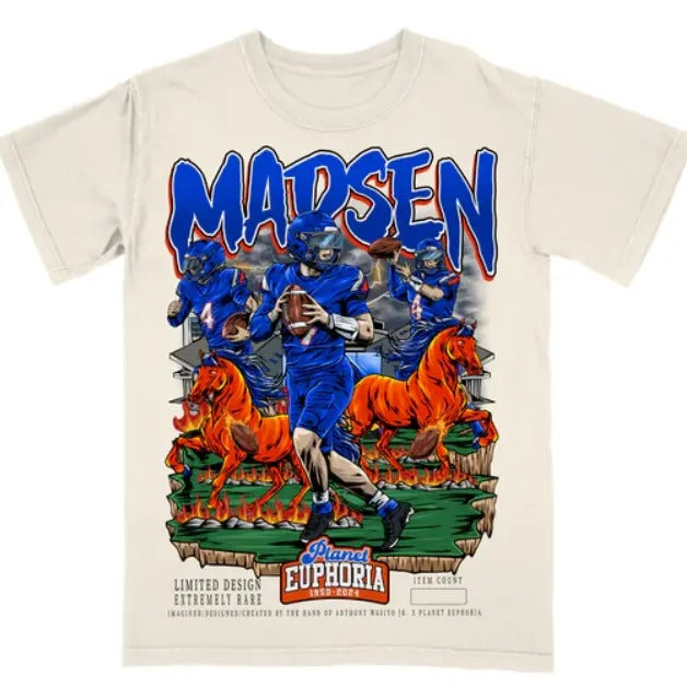 Maddux Madsen Tee for Men - Soft and Comfortable Shirt - Menswear - Graphic T-Shirt Hoodie, Sweatshirt | GrindPrints.com
