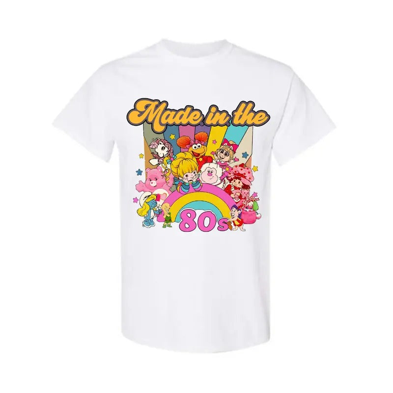Made In The 80s Shirt, 80s Cartoon Friends Nostalgia T-shirt, Sweatshirt, Hoodie, Trendy Shirt | GrindPrints.com