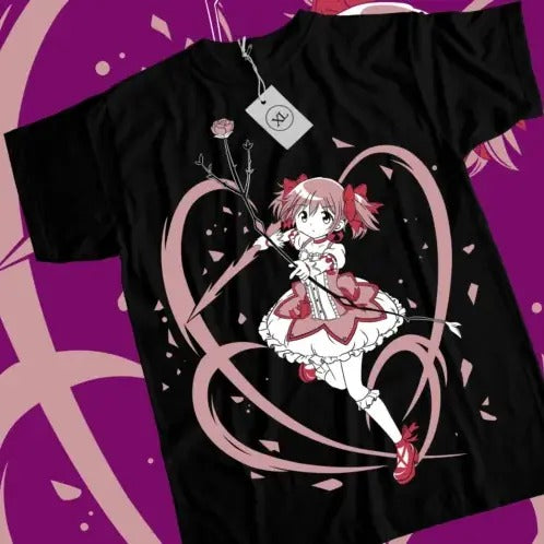 Madoka Kaname T-shirt Magical Girl Madoka Magica kawaii Shirt All Size Hoodie, Sweatshirt | GrindPrints.com