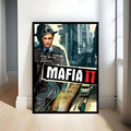 Mafia 2 Poster-Gaming print-Game Room Wall Decor-Game Theme Printed Poster-Video Game Art-Perfect Game Gift-Framed and...