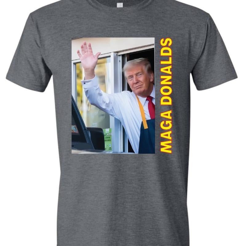 Maga Donald T-Shirt - Unique Graphic Design on Donnie Hoodie, Sweatshirt | GrindPrints.com