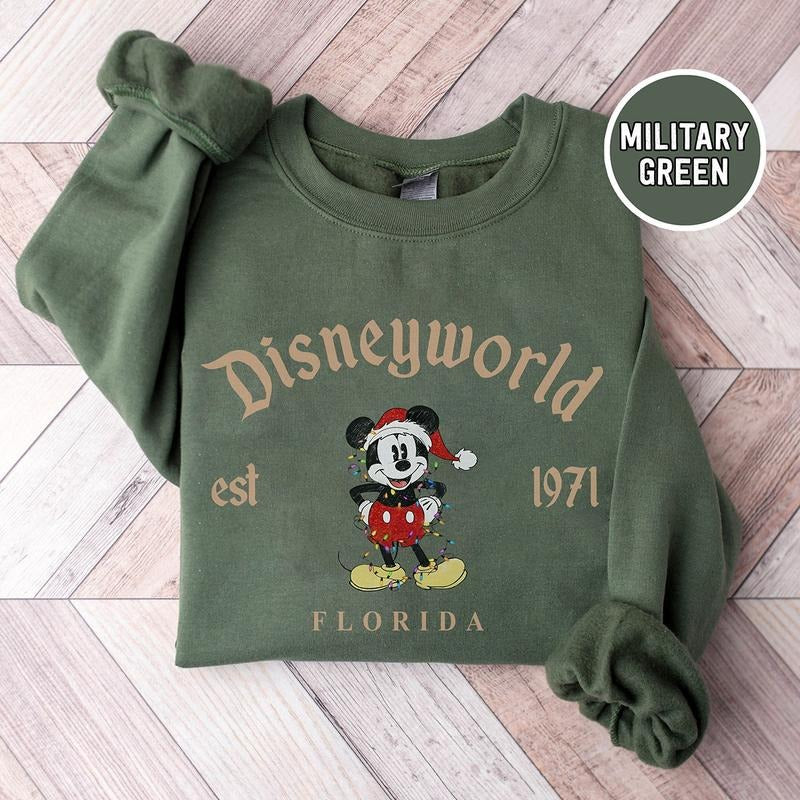 Magic World Christmas Crewneck Sweatshirt, Hoodie, T-shirt | GrindPrints.com