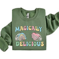 Magically Delicious Shirt, Cute Lucky Sweatshirt, Funny St Patrick's Day Sweatshirt Hoodie | GrindPrints.com