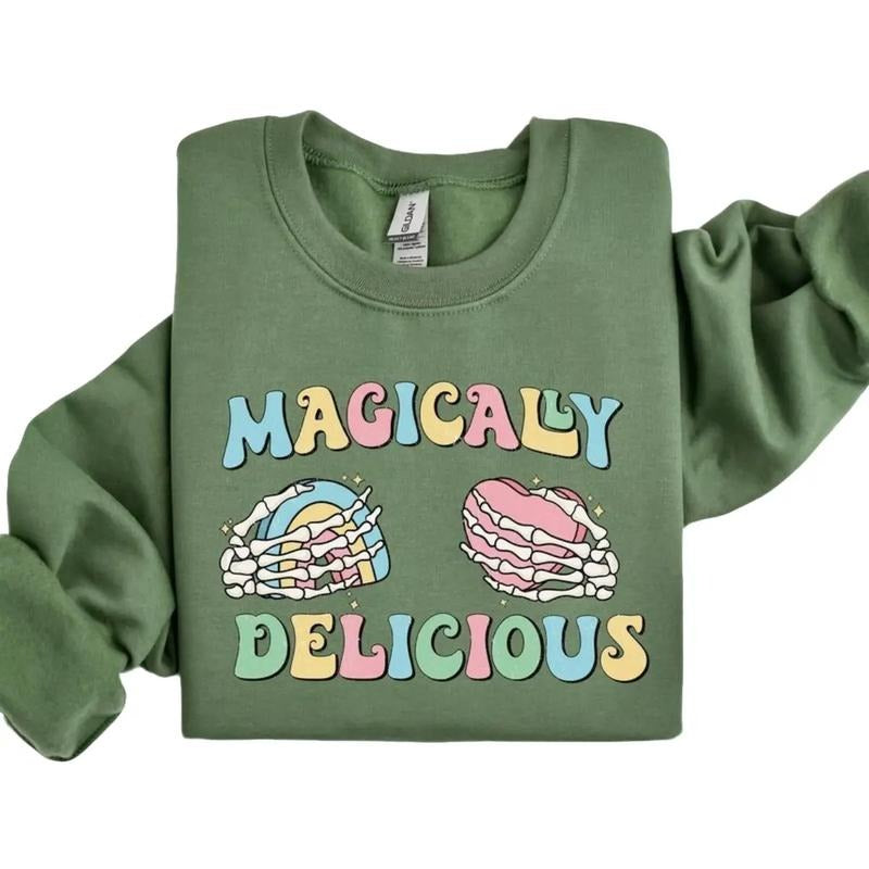 Magically Delicious Shirt, Cute Lucky Sweatshirt, Funny St Patrick's Day Sweatshirt Hoodie | GrindPrints.com