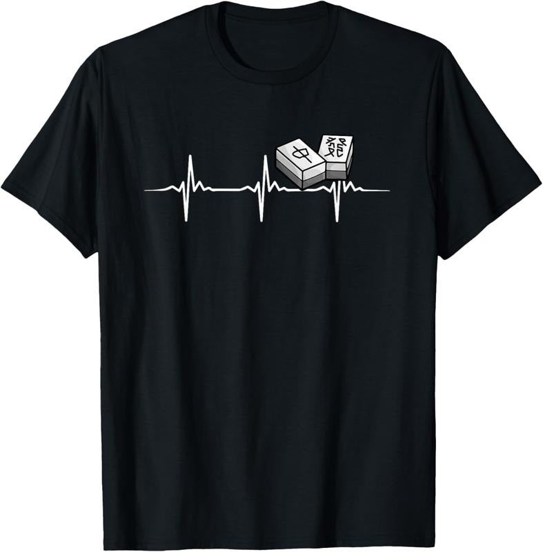 Mahjong Heartbeat T-Shirt Hoodie, Sweatshirt | GrindPrints.com