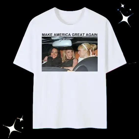 Make America Great Again Summer Trending Y2k Streetwear Slay Baddie Funny Slogan Top Festival Womenswear Underwear T-Shirts, Hoodie, Sweatshirt