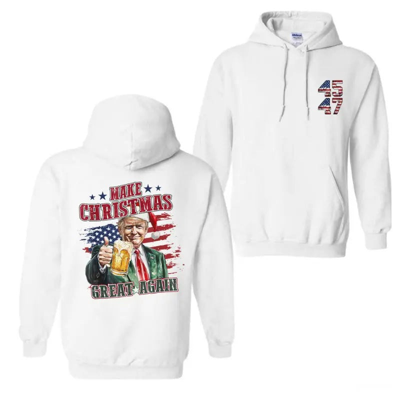 Make Chirtmas Great Again Shirt- Sweatshit Hodie, Trum 2024 Shirt, Trum Won 2024 Hoodie, Gift For Trum Fans, For Men, For...
