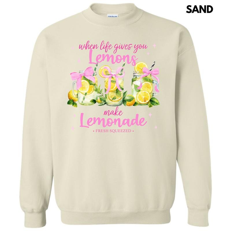Make Lemonade Coquette Sweatshirt 'NLB' T-Shirts, Hoodie | GrindPrints.com