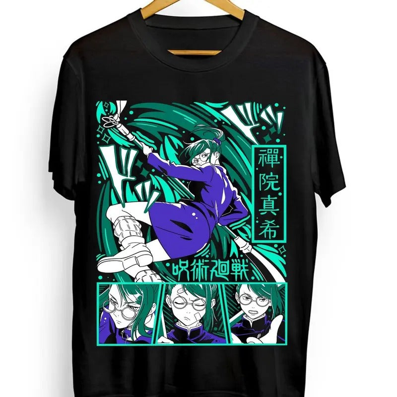 Maki Zenin T-shirt Jujutsu Kaisen Horror Anime Manga Kawaii Gift Shirt All Size Hoodie, Sweatshirt | GrindPrints.com