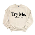 Malcolm X Try Me Sweatshirt, Black History Month, Social Justice Sweatshirt, Equal Human Rights, Juneteenth Sweatshirt,...
