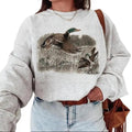 Mallard Duck Retro Unisex Sweaters, Animal Lover Shirt, Fall Shirt, Retro Fall Shirt, Vintage Fall Crewneck Hoodie,...