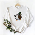 Mallard Duck Retro trend Hunting Season Unisex T-shirt Wild Duck Sweatshirt Hoodie, for duck hunters, husbands Cotton
