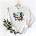 Mallard Duck Western Southern Boy Hunting Sweatshirt, hoodie, Tshirt Unisex Cotton Fabric | GrindPrints.com