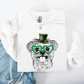 Maltese, Adorable Dog, St Patrick's Day, Lucky, Irish Sweatshirt, Crew Neck, Women's, Crewneck T-Shirts, Hoodie