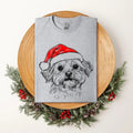 Maltese, Santa, Dog, Christmas, Dog Lover, Pet T-Shirt, Soft Style Tee, Women's Graphic Tshirt Hoodie, Sweatshirt