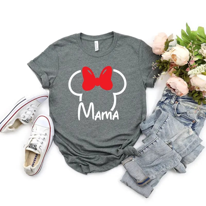 Mama - Mama Minnie Unisex T-shirts Mom Tee Minnie Mama T-shirt Vacation Shirts Hoodie, Sweatshirt | GrindPrints.com