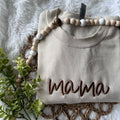 Mama 3D Puff Embroidery Sweatshirt T-Shirts, Hoodie | GrindPrints.com