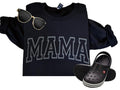 Mama Black Gildan Brand | Sweatshirt and Tshirt Puff Vinyl Casual Comfort Comfortable Sweaters Womenswear Day Hoodie Simple