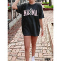 Mama Checkered Lightning Bolt Tee, Vintage Grunge Aesthetic, Cool Gift For Mom, Mothers Day Hoodie, Sweatshirt