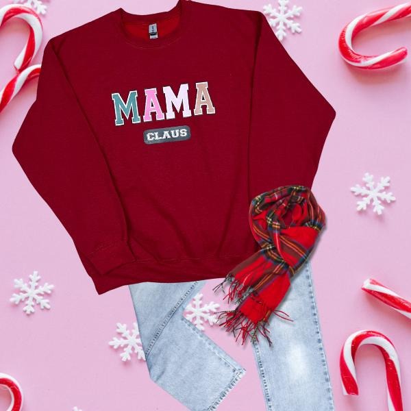 Mama Claus Cherry Red Soft Unizex Fit T-Shirts, Hoodie, Sweatshirt