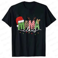 Mama Claus T-shirts Christmas Mama Vintage Graphic Tshirts Mother T-shirts Holiday Family T-shirts Christmas Tree Shirt...