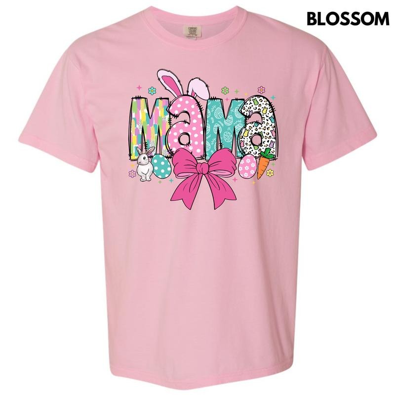 Mama Easter Coquette Comfort Colors T-Shirt 'NLB' Hoodie, Sweatshirt | GrindPrints.com