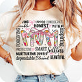 Mama Floral Coquette T-Shirt, Mama T-Shirt, Mama Floral T-Shirt Bow, Mama Flower T-Shirt, Mothers Day T-Shirt, Gift for...